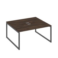 А4 А4 175 ДР (Дуб ристретто/Антрацит) Рабочая станция на каркасе QUATTRO столы 2х160