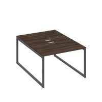 А4 А4 176 ДР (Дуб ристретто/Антрацит) Рабочая станция на каркасе QUATTRO столы 2х120