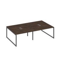 А4 А4 177-2 ДР (Дуб ристретто/Антрацит) Рабочая станция металлокаркас QUATTRO 4х140