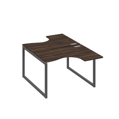 А4 А4 180 ДР (Дуб ристретто/Антрацит) Рабочая станция опоры QUATTRO столы 2х120 Классика