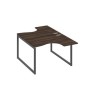 А4 А4 180 ДР (Дуб ристретто/Антрацит) Рабочая станция опоры QUATTRO столы 2х120 Классика