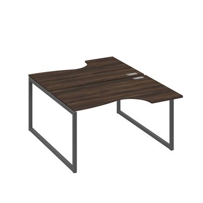 А4 А4 184 ДР (Дуб ристретто/Антрацит) Рабочая станция опоры QUATTRO столы 2х140 Классика