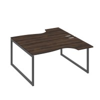 А4 А4 185 ДР (Дуб ристретто/Антрацит) Рабочая станция опоры QUATTRO столы 2х160 Классика