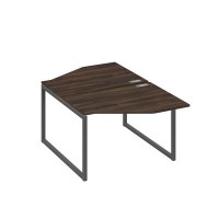 А4 А4 186 ДР (Дуб ристретто/Антрацит) Рабочая станция опоры QUATTRO со столами Техно 2х120