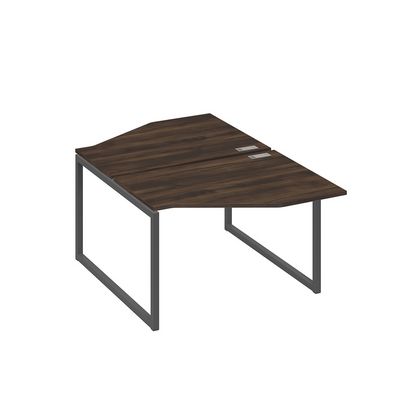 А4 А4 186 ДР (Дуб ристретто/Антрацит) Рабочая станция опоры QUATTRO со столами Техно 2х120