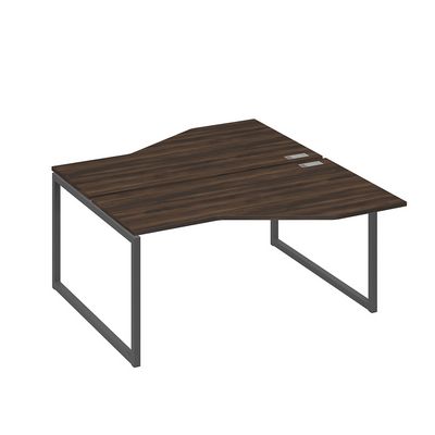 А4 А4 188 ДР (Дуб ристретто/Антрацит) Рабочая станция опоры QUATTRO со столами Техно 2х160