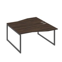 А4 А4 191 ДР (Дуб ристретто/Антрацит) Рабочая станция каркас QUATTRO столы 2х160 Техно