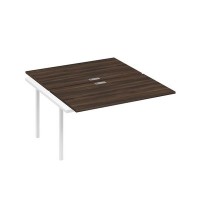 А4 Б4 177-1 ДР (Дуб ристретто/Белый) Секция станции на металлокаркасе QUATTRO 2х140