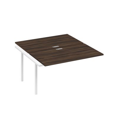 А4 Б4 177-1 ДР (Дуб ристретто/Белый) Секция станции на металлокаркасе QUATTRO 2х140