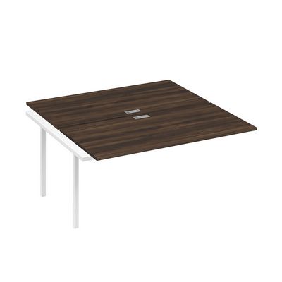 А4 Б4 178-1 ДР (Дуб ристретто/Белый) Секция станции на металлокаркасе QUATTRO 2х160