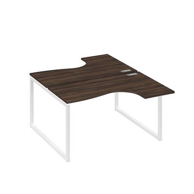 А4 Б4 181 ДР (Дуб ристретто/Белый) Рабочая станция опоры QUATTRO столы 2х140 Классика