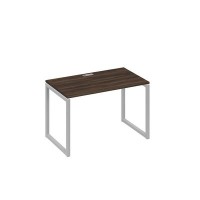 А4 С4 013 ДР (Дуб ристретто/Серый) Стол письменный на металлокаркасе QUATTRO