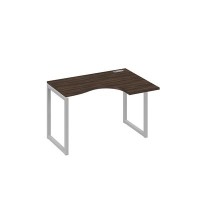 А4 С4 032 ДР (Дуб ристретто/Серый) Стол эргономичный правый "Классика" на металлокаркасе QUATTRO