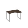 А4 С4 042 ДР (Дуб ристретто/Серый) Стол эргономичный правый "Классика" на металлокаркасе QUATTRO