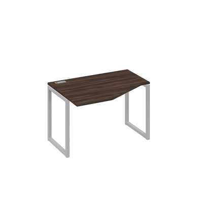 А4 С4 051 ДР (Дуб ристретто/Серый) Стол эргономичный левый "Техно" на металлокаркасе QUATTRO