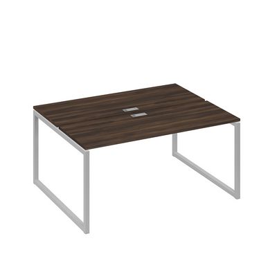 А4 С4 172 ДР (Дуб ристретто/Серый) Рабочая станция на каркасе QUATTRO столы 2х160