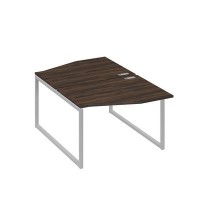 А4 С4 189 ДР (Дуб ристретто/Серый) Рабочая станция каркас QUATTRO столы 2х120 Техно