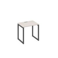 А4 А4 001 ДШ (Дуб шамони/Антрацит) Стол письменный на металлокаркасе QUATTRO