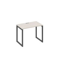 А4 А4 002 ДШ (Дуб шамони/Антрацит) Стол письменный на металлокаркасе QUATTRO