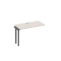 А4 А4 003-1 ДШ (Дуб шамони/Антрацит) Секция стола 120 рабочей станции на каркасе QUATTRO