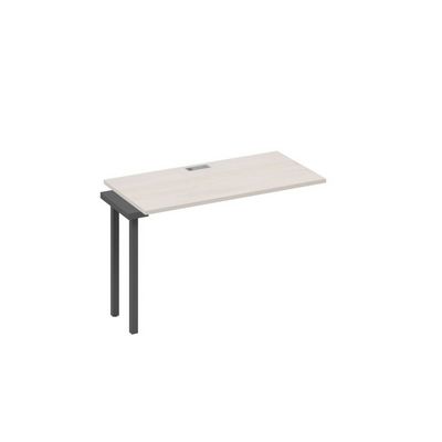 А4 А4 003-1 ДШ (Дуб шамони/Антрацит) Секция стола 120 рабочей станции на каркасе QUATTRO