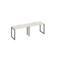 А4 А4 003-2 ДШ (Дуб шамони/Антрацит) Рабочая станция 2х120 опоры QUATTRO