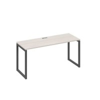 А4 А4 005 ДШ (Дуб шамони/Антрацит) Стол письменный на металлокаркасе QUATTRO