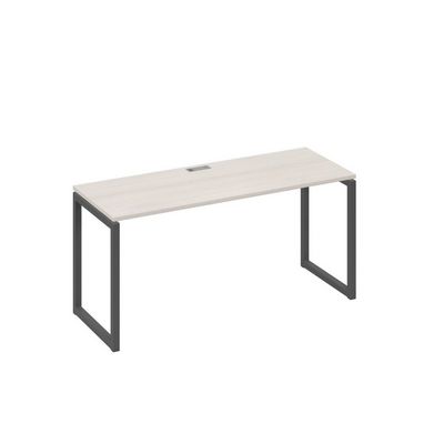 А4 А4 005 ДШ (Дуб шамони/Антрацит) Стол письменный на металлокаркасе QUATTRO