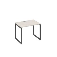 А4 А4 012 ДШ (Дуб шамони/Антрацит) Стол письменный на металлокаркасе QUATTRO