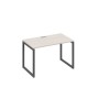 А4 А4 013 ДШ (Дуб шамони/Антрацит) Стол письменный на металлокаркасе QUATTRO