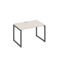 А4 А4 023 ДШ (Дуб шамони/Антрацит) Стол письменный на металлокаркасе QUATTRO