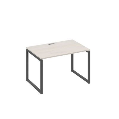 А4 А4 023 ДШ (Дуб шамони/Антрацит) Стол письменный на металлокаркасе QUATTRO