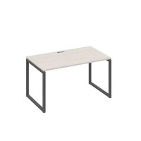 А4 А4 024 ДШ (Дуб шамони/Антрацит) Стол письменный на металлокаркасе QUATTRO