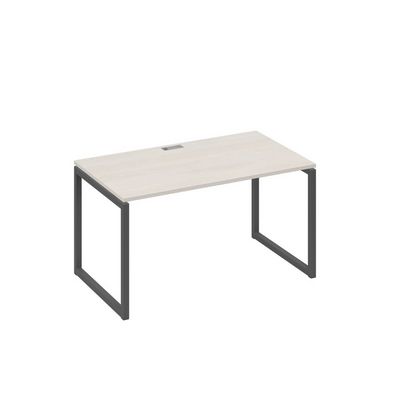 А4 А4 024 ДШ (Дуб шамони/Антрацит) Стол письменный на металлокаркасе QUATTRO