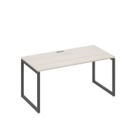 А4 А4 025 ДШ (Дуб шамони/Антрацит) Стол письменный на металлокаркасе QUATTRO