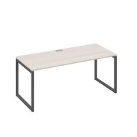 А4 А4 026 ДШ (Дуб шамони/Антрацит) Стол письменный на металлокаркасе QUATTRO