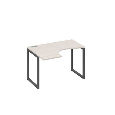 А4 А4 031 ДШ (Дуб шамони/Антрацит) Стол эргономичный левый "Классика" на металлокаркасе QUATTRO