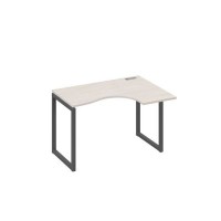 А4 А4 032 ДШ (Дуб шамони/Антрацит) Стол эргономичный правый "Классика" на металлокаркасе QUATTRO