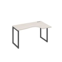 А4 А4 034 ДШ (Дуб шамони/Антрацит) Стол эргономичный правый "Классика" на металлокаркасе QUATTRO