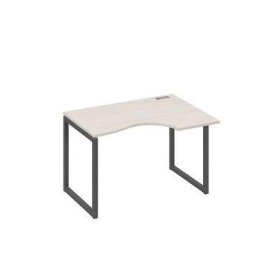 А4 А4 042 ДШ (Дуб шамони/Антрацит) Стол эргономичный правый "Классика" на металлокаркасе QUATTRO