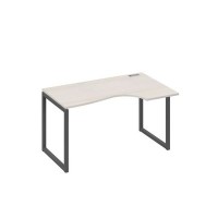 А4 А4 044 ДШ (Дуб шамони/Антрацит) Стол эргономичный правый "Классика" на металлокаркасе QUATTRO