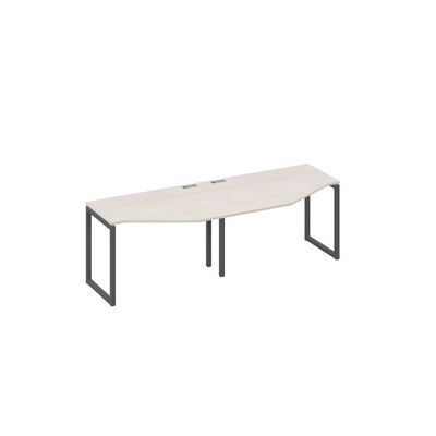 А4 А4 051-2 ДШ (Дуб шамони/Антрацит) Рабочая станция опоры QUATTRO столы Техно 2х120