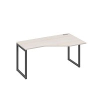 А4 А4 056 ДШ (Дуб шамони/Антрацит) Стол эргономичный правый "Техно" на металлокаркасе QUATTRO