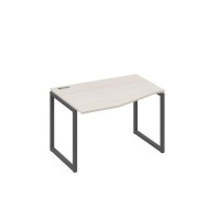 А4 А4 061 ДШ (Дуб шамони/Антрацит) Стол эргономичный левый "Техно" на металлокаркасе QUATTRO