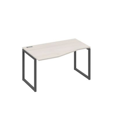 А4 А4 063 ДШ (Дуб шамони/Антрацит) Стол эргономичный левый "Техно" на металлокаркасе QUATTRO