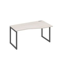 А4 А4 066 ДШ (Дуб шамони/Антрацит) Стол эргономичный правый "Техно" на металлокаркасе QUATTRO