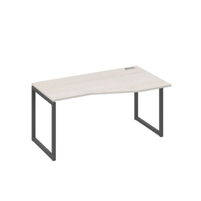 А4 А4 066 ДШ (Дуб шамони/Антрацит) Стол эргономичный правый "Техно" на металлокаркасе QUATTRO