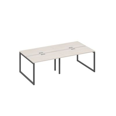 А4 А4 170-2 ДШ (Дуб шамони/Антрацит) Станция 4х120 рабочая с металлокаркасом QUATTRO