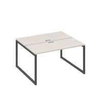 А4 А4 171 ДШ (Дуб шамони/Антрацит) Рабочая станция на каркасе QUATTRO столы 2х140