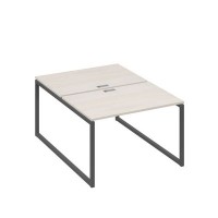 А4 А4 176 ДШ (Дуб шамони/Антрацит) Рабочая станция на каркасе QUATTRO столы 2х120